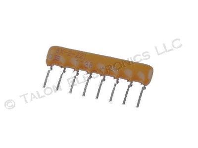    220 ohm 8 Pin SIP Isolated Resistor Network