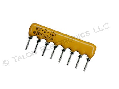    120 ohm 8 Pin SIP Isolated Resistor Network