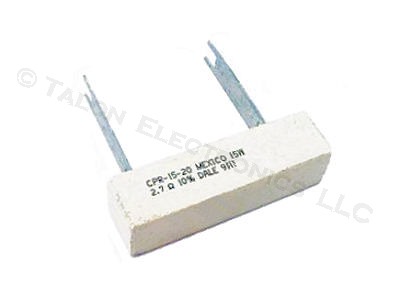   2.7 ohms 15W Radial Wirewound Power Resistor