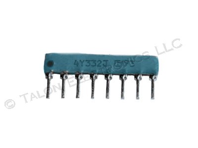   3.3K ohm 8 Pin Isolated Resistor Network - Murata RSL8Y332G