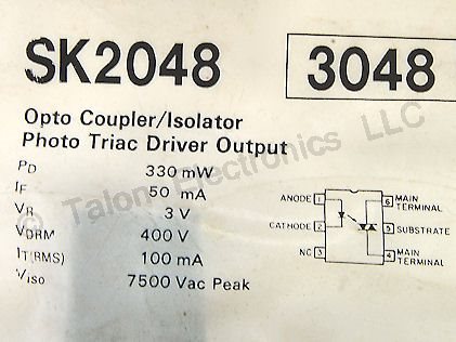  SK2048 Optoisolator Triac Output