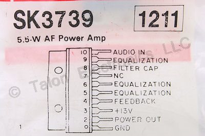   SK3739 5.5 Watt Audio Power Amplifier Integrated Circuit