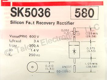   SK5036 Fast Recovery Rectifier 600V 3A