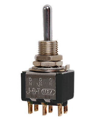 DPDT  ON-OFF-(ON) Miniature Toggle Switch