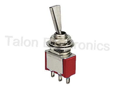 SPDT  ON-OFF-ON Miniature Toggle Switch A103P3YZQ