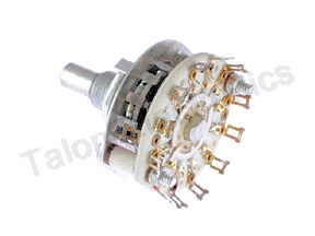  6 Position 2 Pole Rotary Switch Electroswitch D4C0206N-MOD