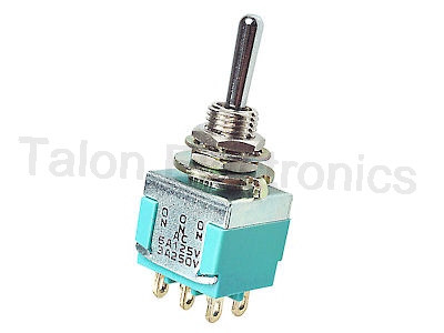 DPDT ON-ON-ON Miniature Toggle Switch