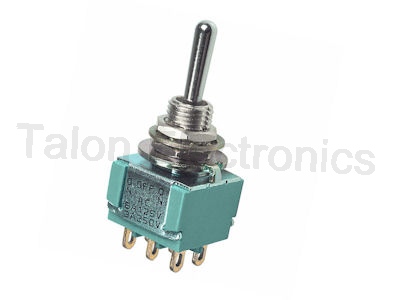 DPDT ON-OFF-(ON) Miniature Toggle Switch MTA-206T