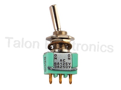 SPDT ON-ON Miniature Toggle Switch MTF-126D