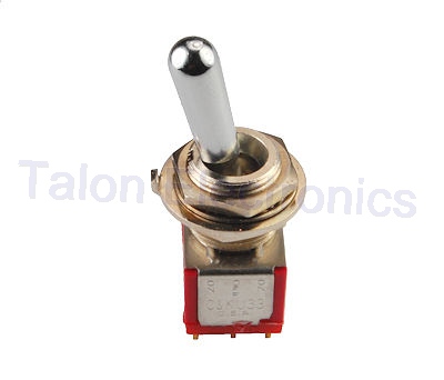    3PDT  ON-OFF-ON Miniature Toggle Switch