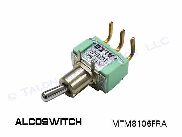 SPDT  ON-(ON) Miniature Momentary Action Toggle Switch MTFM8106FRA