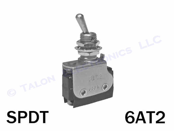 SPDT ON-ON Miniature Toggle Switch - Microswitch 6AT2