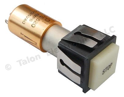  DPDT  Pushbutton Switch with Lamp Circuit IPI/Oak 520