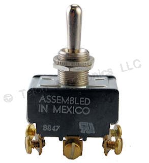DPDT ON-OFF-(ON) Panel Mount Toggle Switch