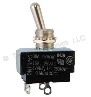   DPST ON-OFF Panel Mount Toggle Switch