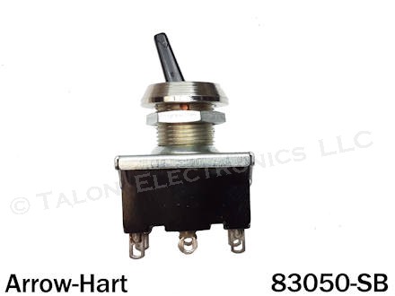 DPDT ON-ON Panel Mount Toggle Switch  Arrow-Hart 83050SB