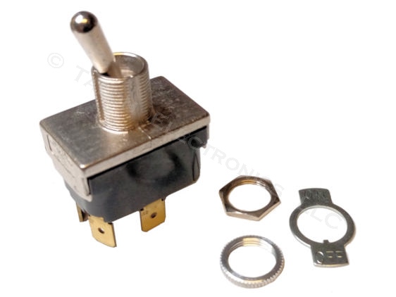   DPST Toggle Switch with 1/4" QC Terminals 15A  McGill 0121-0009