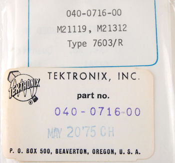 040-0716-00 Tektronix Modification Kit