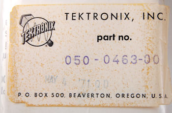 050-0463-00 Tektronix  Kit