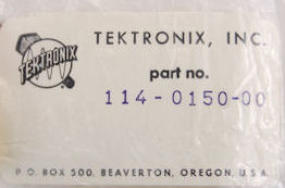 114-0150-00 Tektronix Variable Inductor