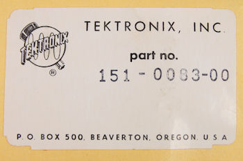 151-0083-00 Tektronix Transistor