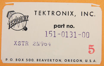 151-0131-00 Tektronix Transistor