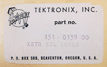 151-0139-00 Tektronix Dual Transistor