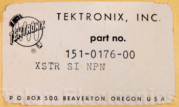 151-0176-00 Tektronix Transistor