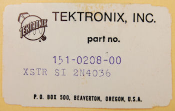151-0208-00 Tektronix Transistor