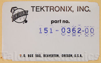 151-0362-00 Tektronix Transistor