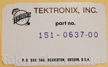 151-0637-00 Tektronix Transistor