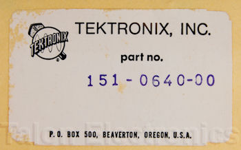 151-0640-00 Tektronix Transistor