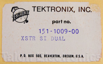 151-1009-00 Tektronix Transistor