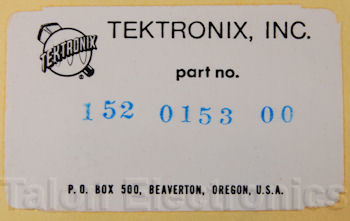 152-0153-00 Tektronix Diode