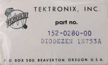 152-0280-00 Tektronix Zener Diode