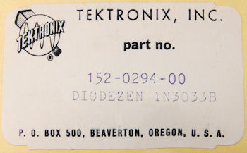 152-0294-00 Tektronix Zener Diode