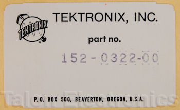 152-0322-00 Tektronix Diode