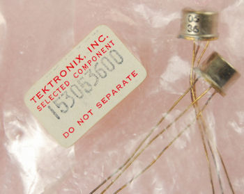 153-0536-00 Tektronix Matched Transistors