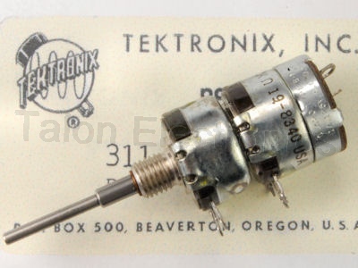 311-1117-00 Tektronix Dual Potentiometer with Switch for 432/434 Scopes