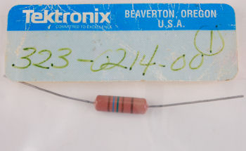 323-0214-00  Tektronix Resistor