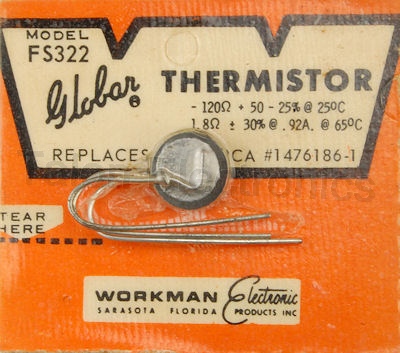 Workman FS322 Thermistor 120 Ohms @ 25°C