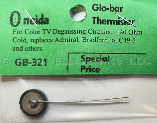    Oneida GB321 Replacement Degauss Thermistor - FS321 equivalent