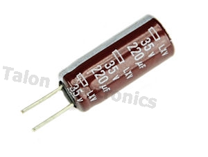   220uF  35V Radial Electrolytic Capacitor PC Leads