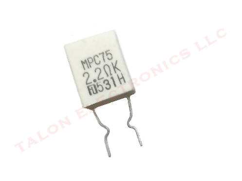    2.2 ohms 2W Radial Wirewound Power Resistor  MPC75