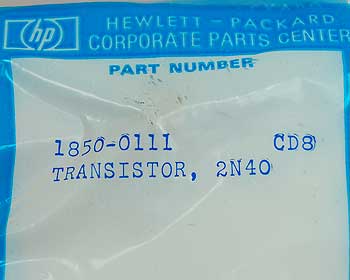 1850-0111 HP/Agilent Transistor
