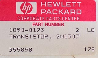 1850-0173 HP/Agilent Transistor