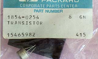 1854-0254 HP/Agilent Transistor