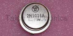 2N1016A NPN Silicon Power Transistor