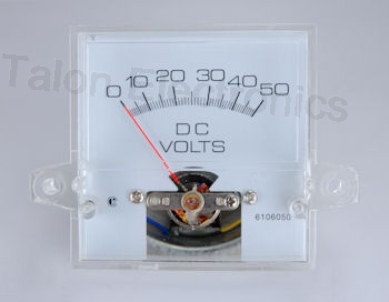   50 Volt DC Panel Meter