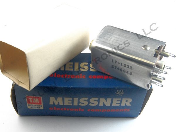   Thordarson Meissner 17-1033 4.5MHz (MC) Ratio Detector Transformer